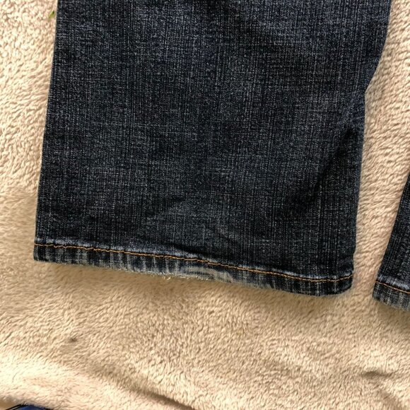 Riders By Lee Womens Jeans Size 34W Measured Bootcut Blue Denim Casual Classic - Picture 14 of 16